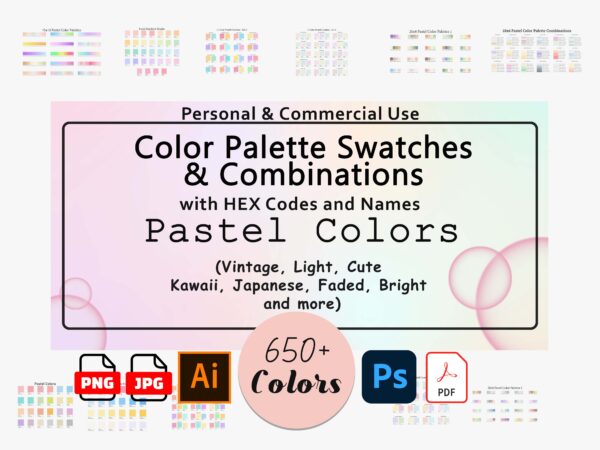 Pastel Color Palette Combinations