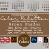 Brown Color Palettes with Hex Codes