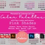 Pink Color Palettes with Hex Codes
