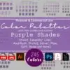 Purple Color Palettes with Hex Codes