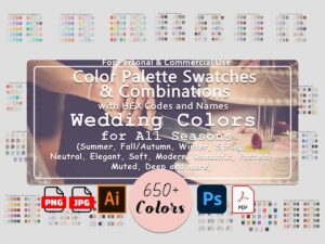 all seasons wedding color palettes