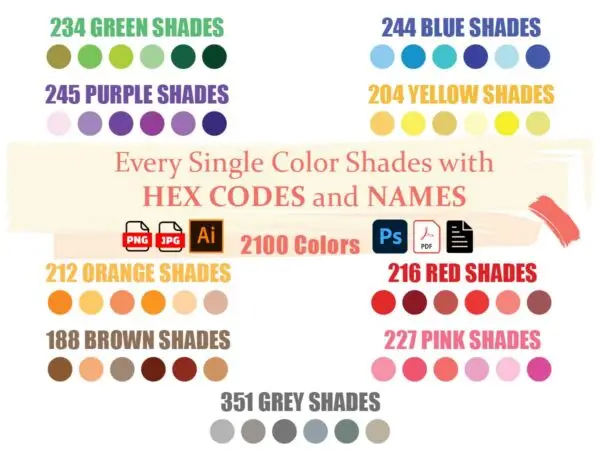 All Shades Color Palette Bundle