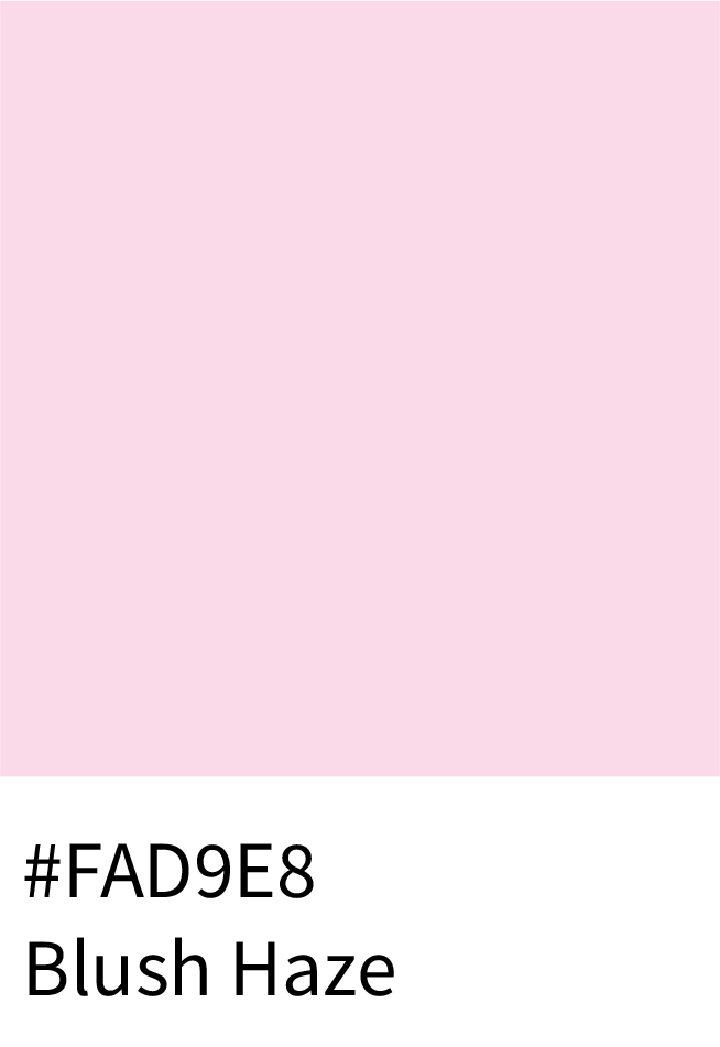 Blush Haze Color Hex Code #FAD9E8