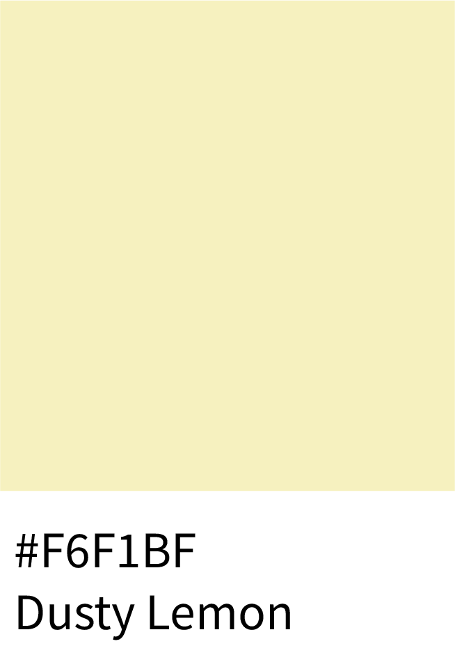 Dusty Lemon Color Hex Code #F6F1BF