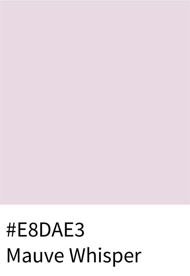 Mauve Whisper Color Hex Code #E8DAE3