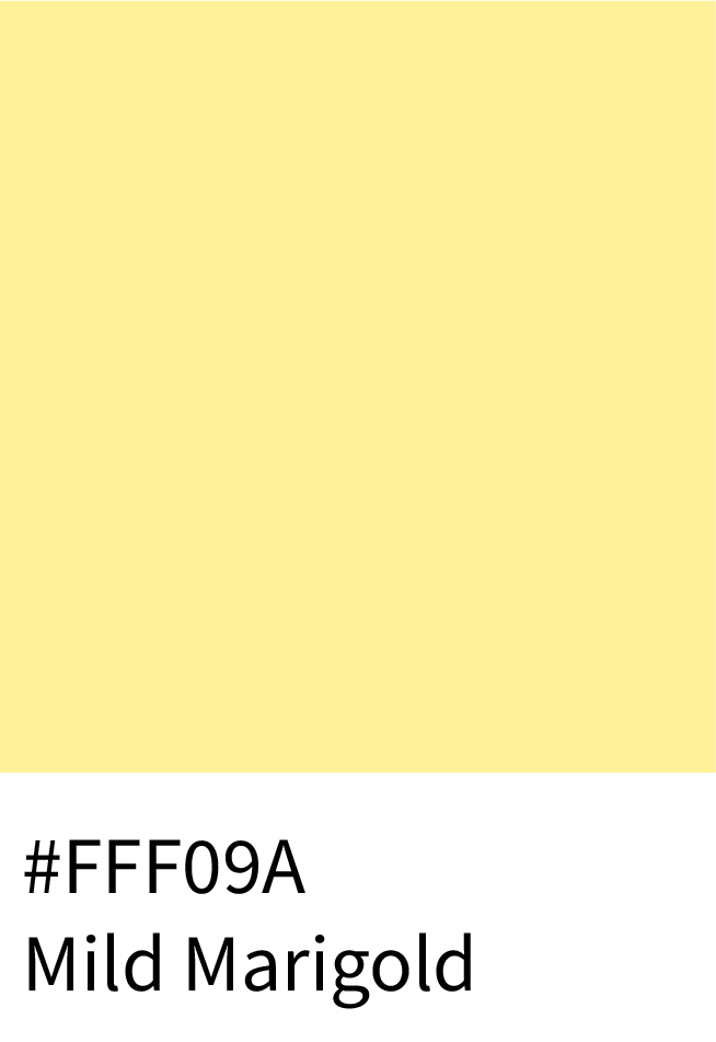 Mild Marigold Color Hex Code #FFF09A