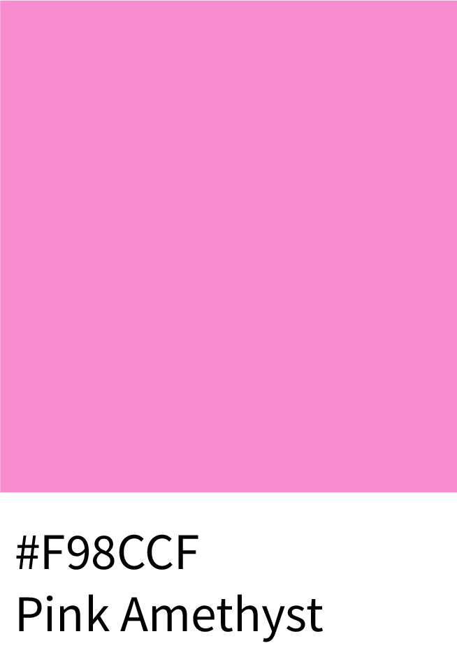 Pink Amethyst Color Hex Code #F98CCF