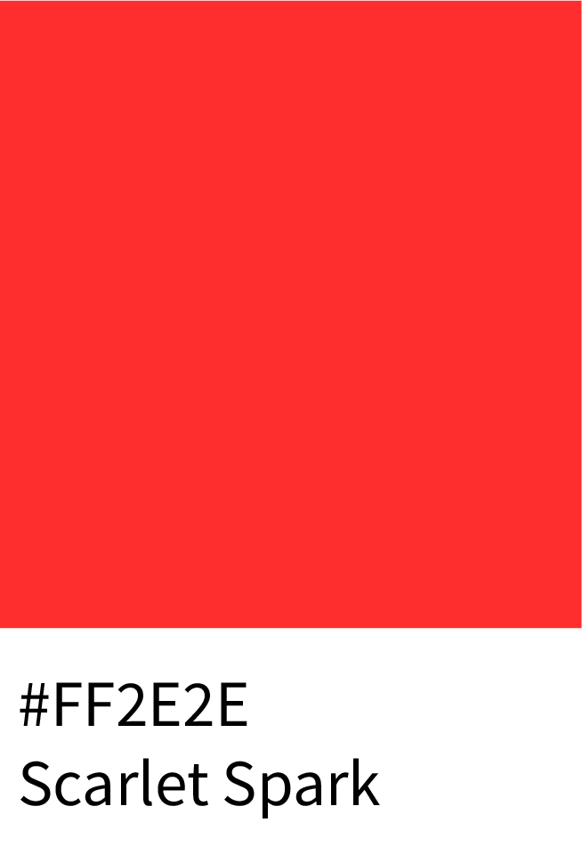 #FF2E2E Scarlet Spark Color Hex Code