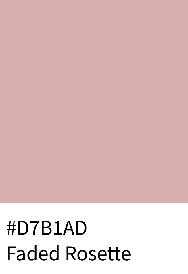 #D7B1AD Faded Rosette Color Hex Code