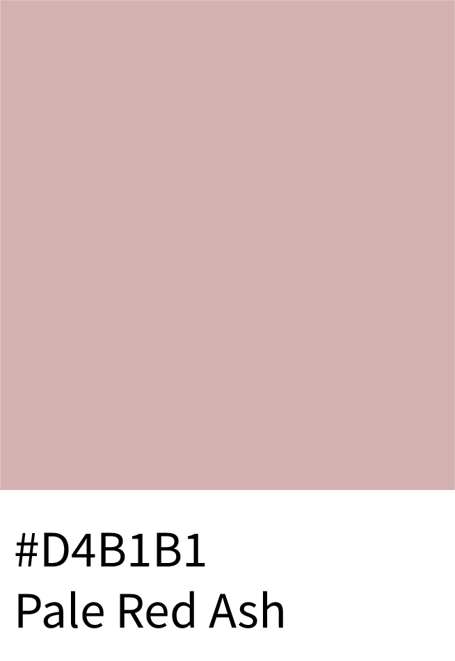 Pale Red Ash Color Hex Code #D4B1B1