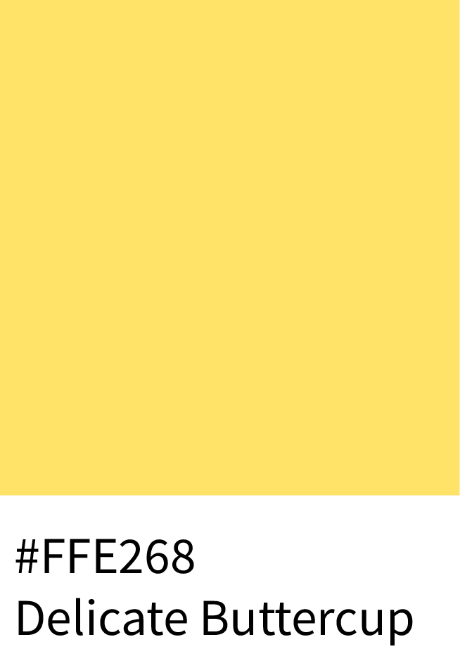 Delicate Buttercup Color Hex Code #FFE268