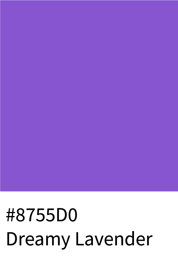 Dreamy Lavender Color Hex Code #8755D0