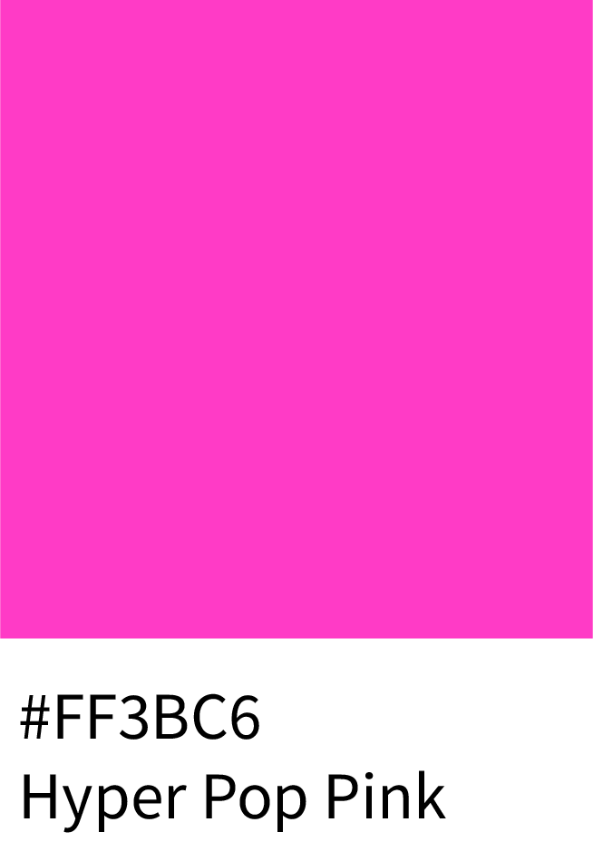 Hyper Pop Pink Color Hex Code #FF3BC6