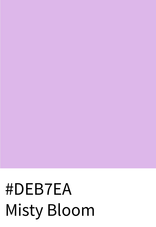 Misty Bloom Color Hex Code #DEB7EA