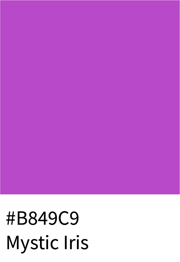 Mystic Iris Color Hex Code #B849C9