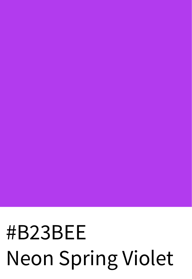 Neon Spring Violet Color Hex Code #B23BEE