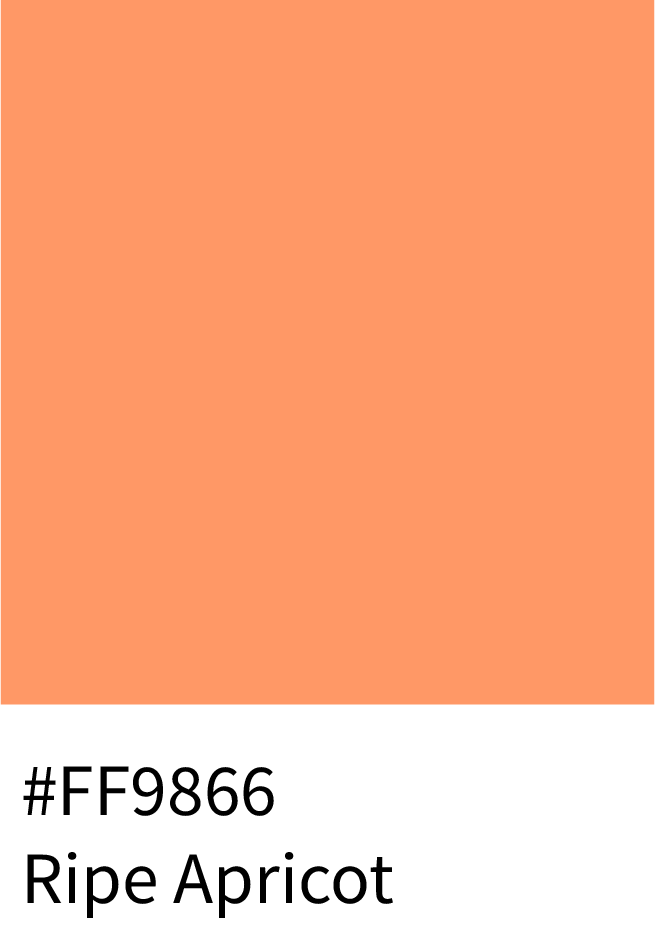 Ripe Apricot Color Hex Code #FF9866