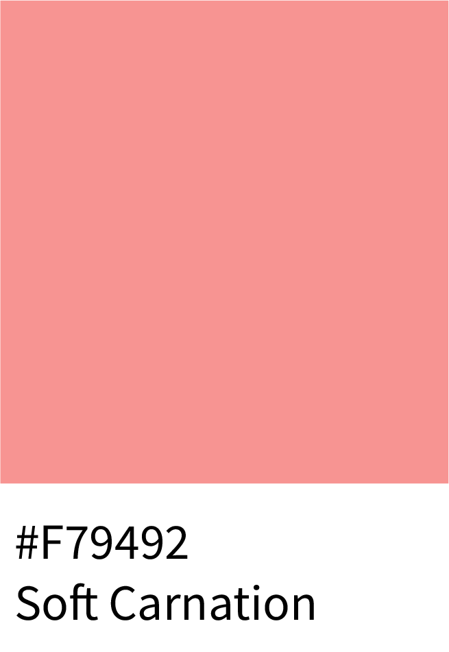 Soft Carnation Color Hex Code #F79492