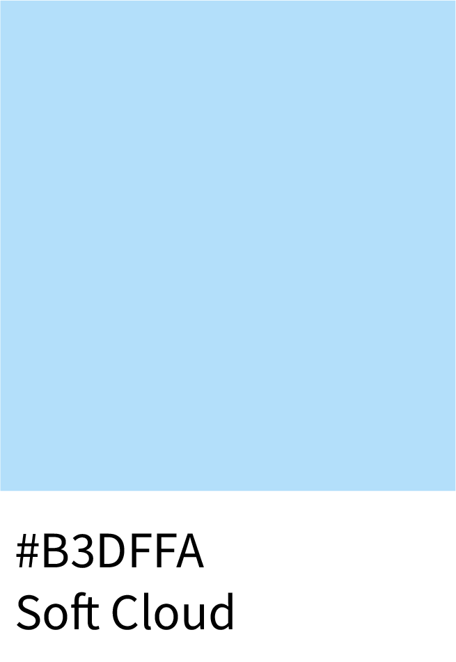 Soft Cloud Color Hex Code #B3DFFA