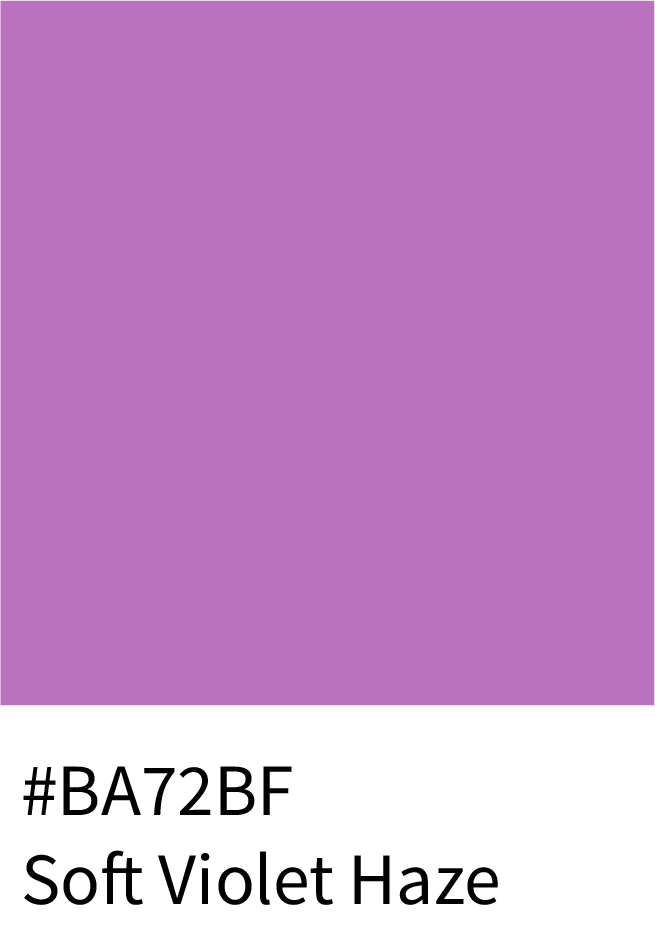 Soft Violet Haze Color Hex Code #BA72BF