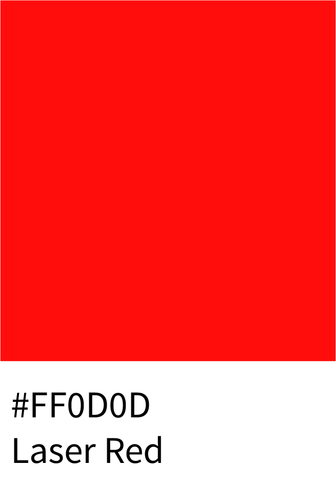 #FF0D0D Laser Red Color Hex Code