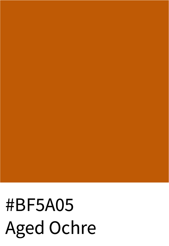 Aged Ochre Color Hex Code #BF5A05