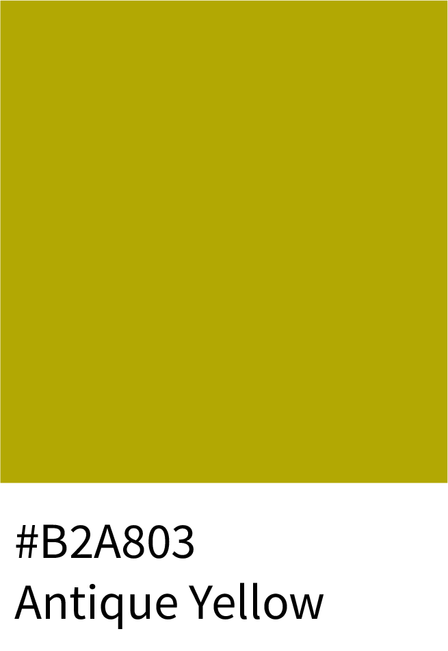 Antique Yellow Color Hex Code #B2A803