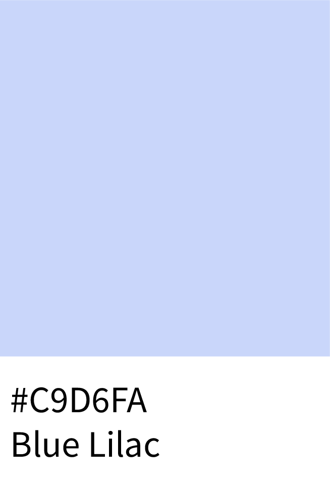 Blue Lilac Color Hex Code #C9D6FA
