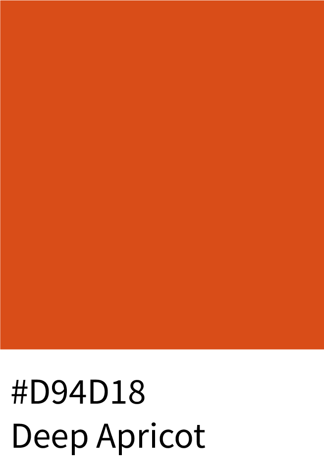 Deep Apricot Color Hex Code #D94D18
