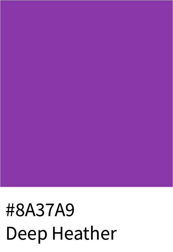 Deep Heather Color Hex Code #8A37A9