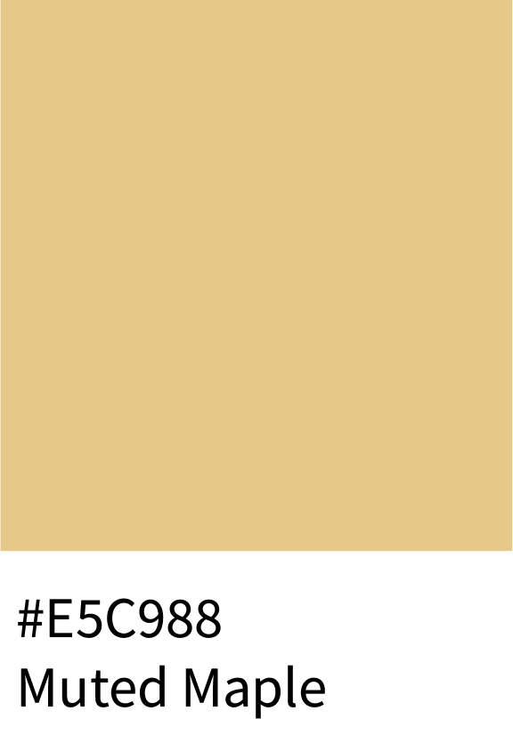 Muted Maple Color Hex Code #E5C988