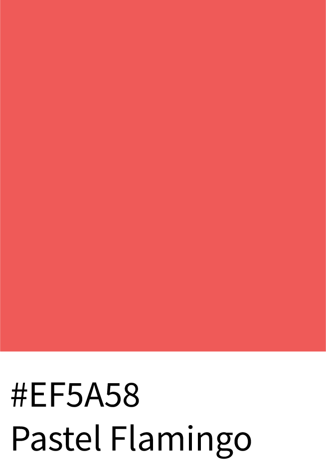 Pastel Flamingo Color Hex Code #EF5A58