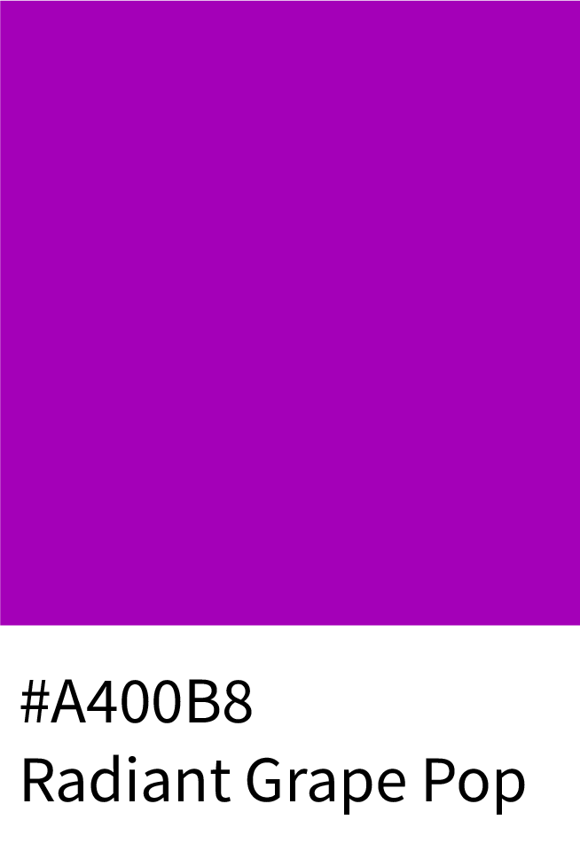Radiant Grape Pop Color Hex Code #A400B8