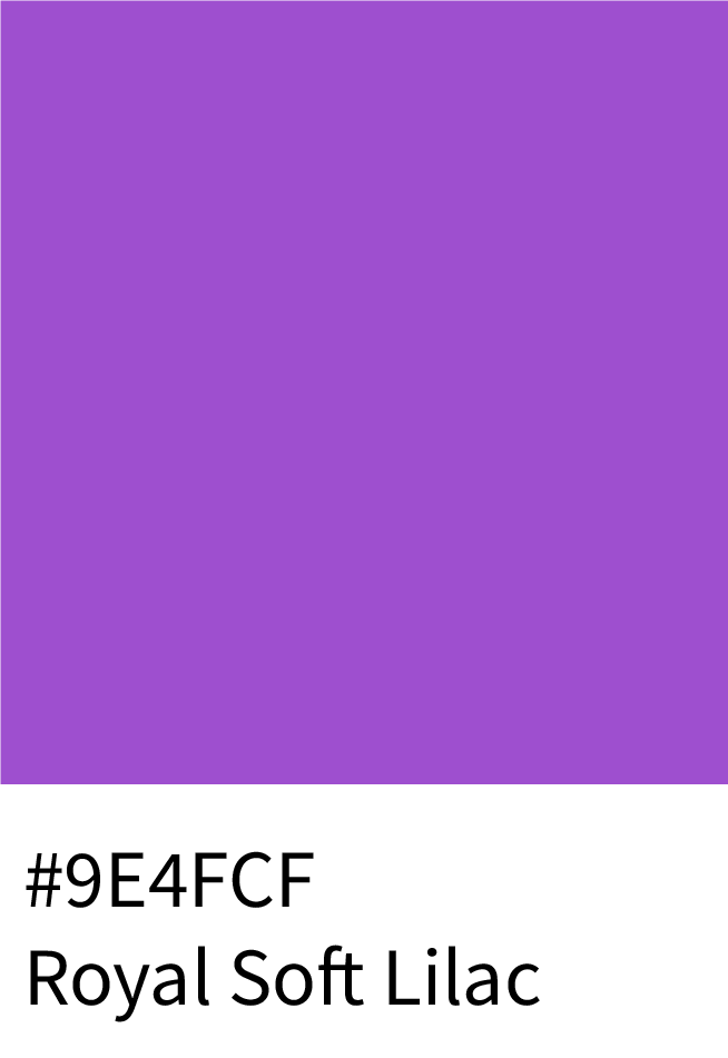 Royal Soft Lilac Color Hex Code #9E4FCF