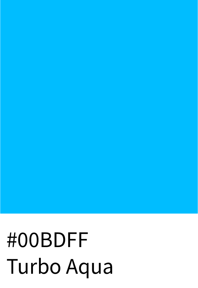 Turbo Aqua Color Hex Code #00BDFF