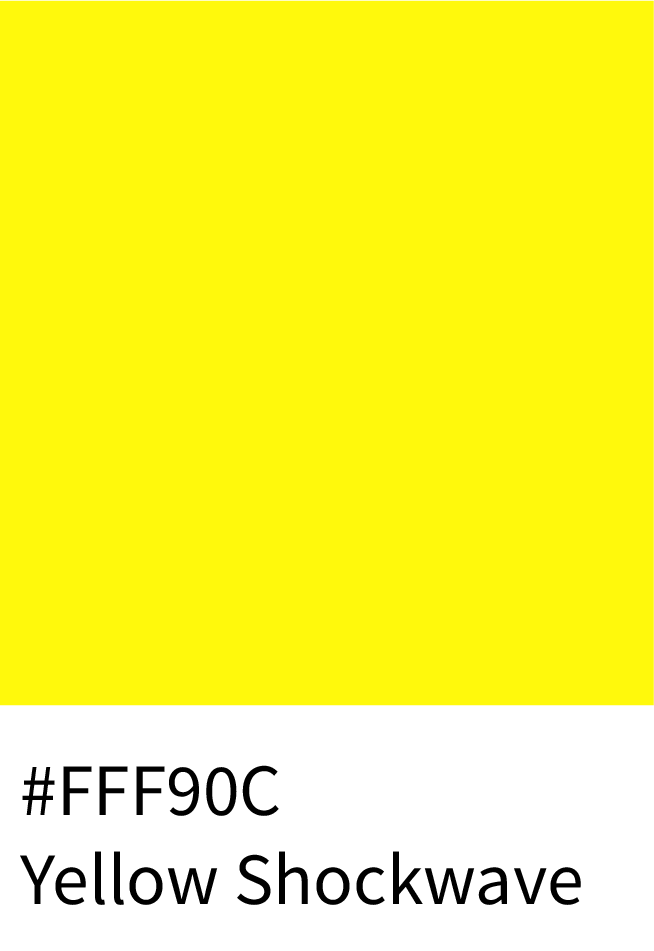 Yellow Shockwave Color Hex Code #FFF90C