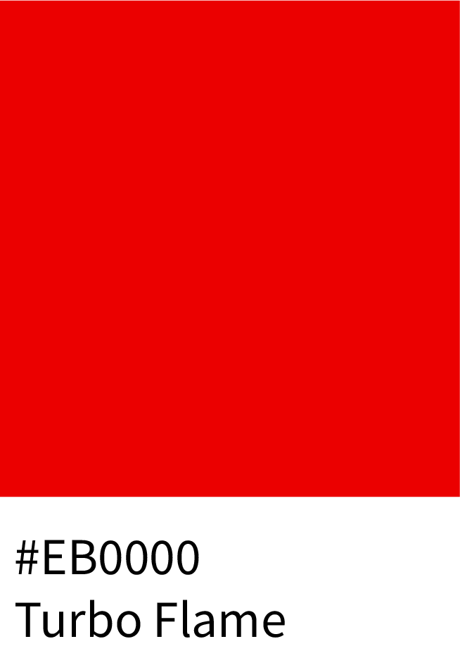 #EB0000 Turbo Flame Color Hex Code