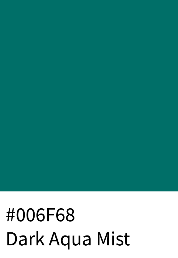Dark Aqua Mist Color Hex Code #006F68