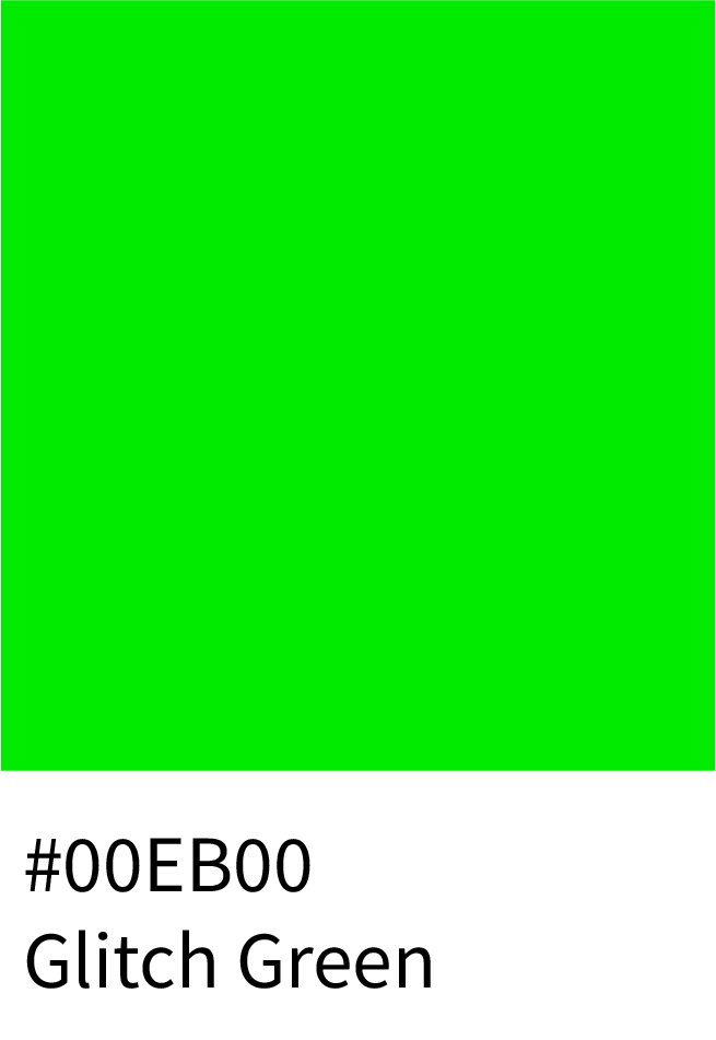 Glitch Green Color Hex Code #00EB00