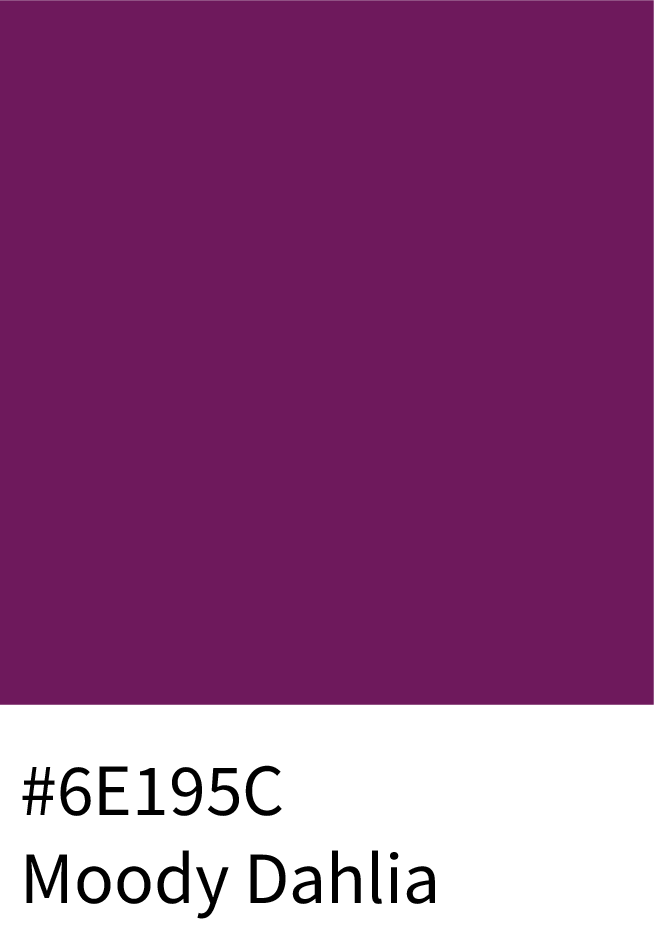 Moody Dahlia Color Hex Code #6E195C