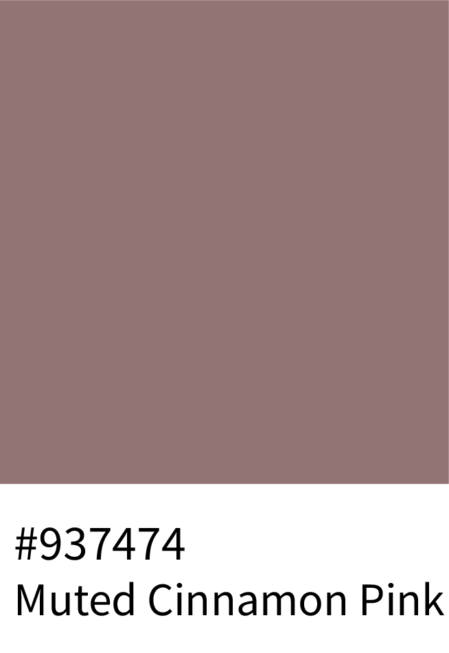 Muted Cinnamon Pink Color Hex Code #937474