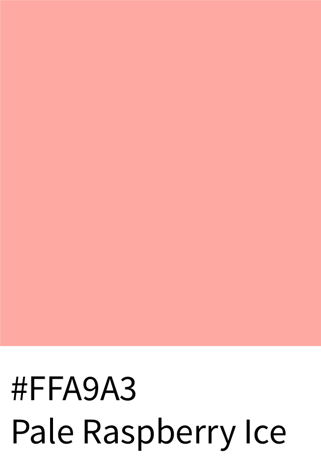 Pale Raspberry Ice Color Hex Code #FFA9A3