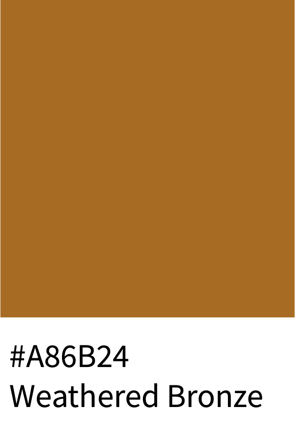 Weathered Bronze Color Hex Code #A86B24