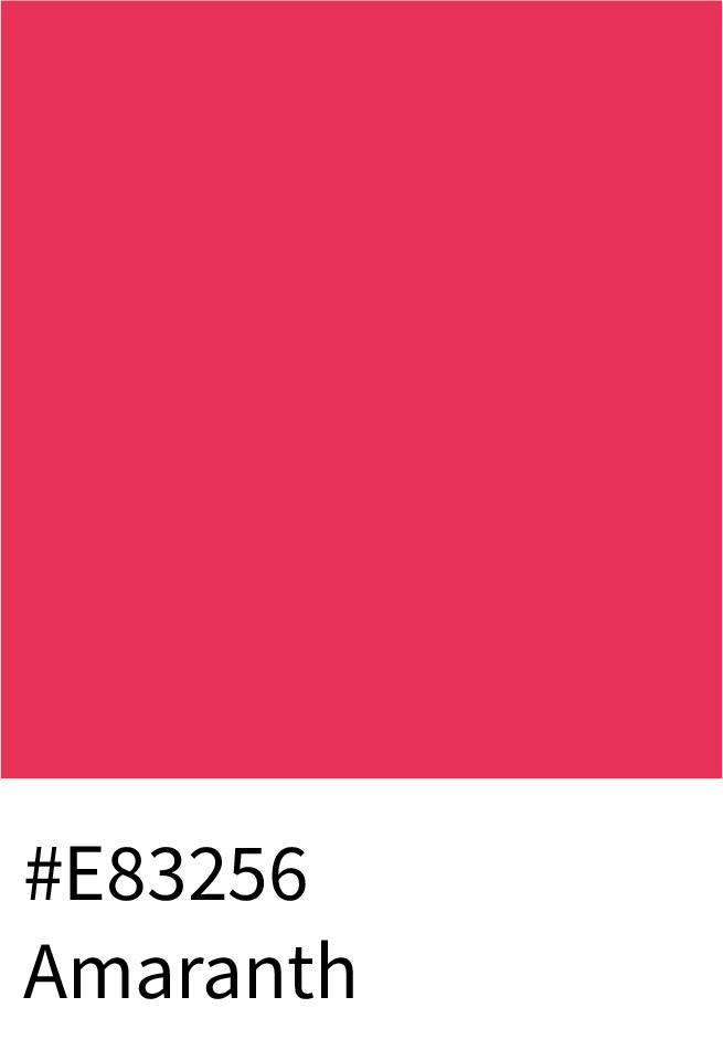 Amaranth Color RGB Code (232, 50, 86)
