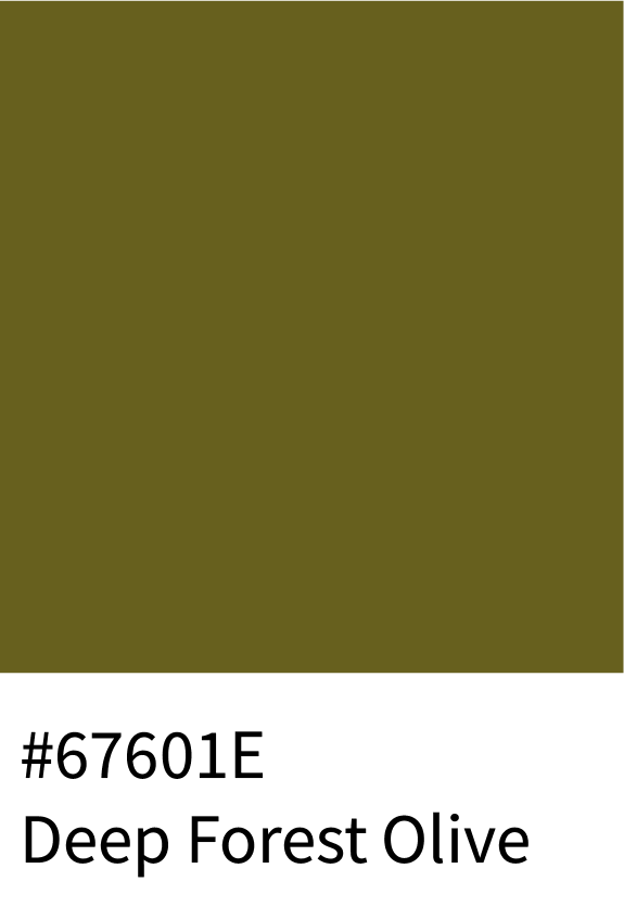 Deep Forest Olive Color Hex Code #67601E