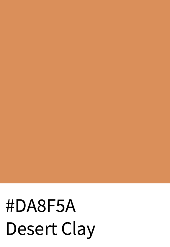 #DA8F5A Desert Clay Color Hex Code