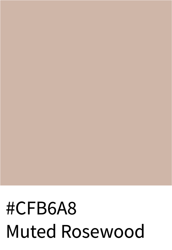 #CFB6A8 Muted Rosewood Color Hex Code