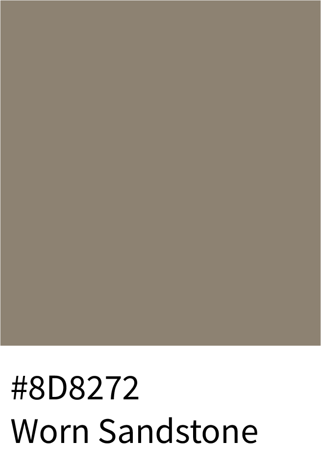 Worn Sandstone Color Hex Code #8D8272