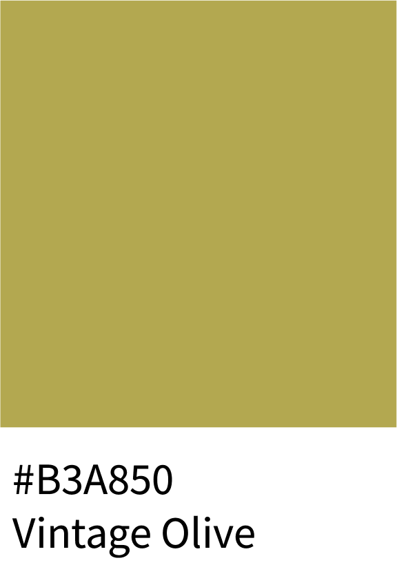 Vintage Olive Color Hex Code #B3A850