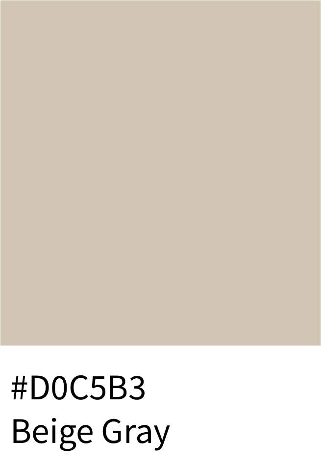 Beige Gray Color RGB Code (208, 197, 179)